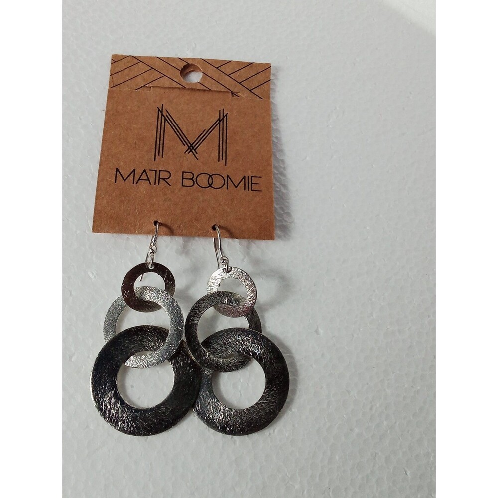 Mair Boomie Dangle 3 Loop Earrings